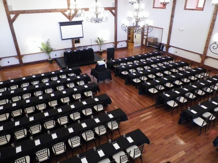 conference room with chairs