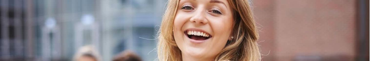 Happy student at UniLodge