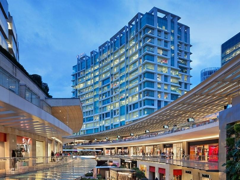 Aerial view of Antara Fashion Mall, Dominion Suites Polanco