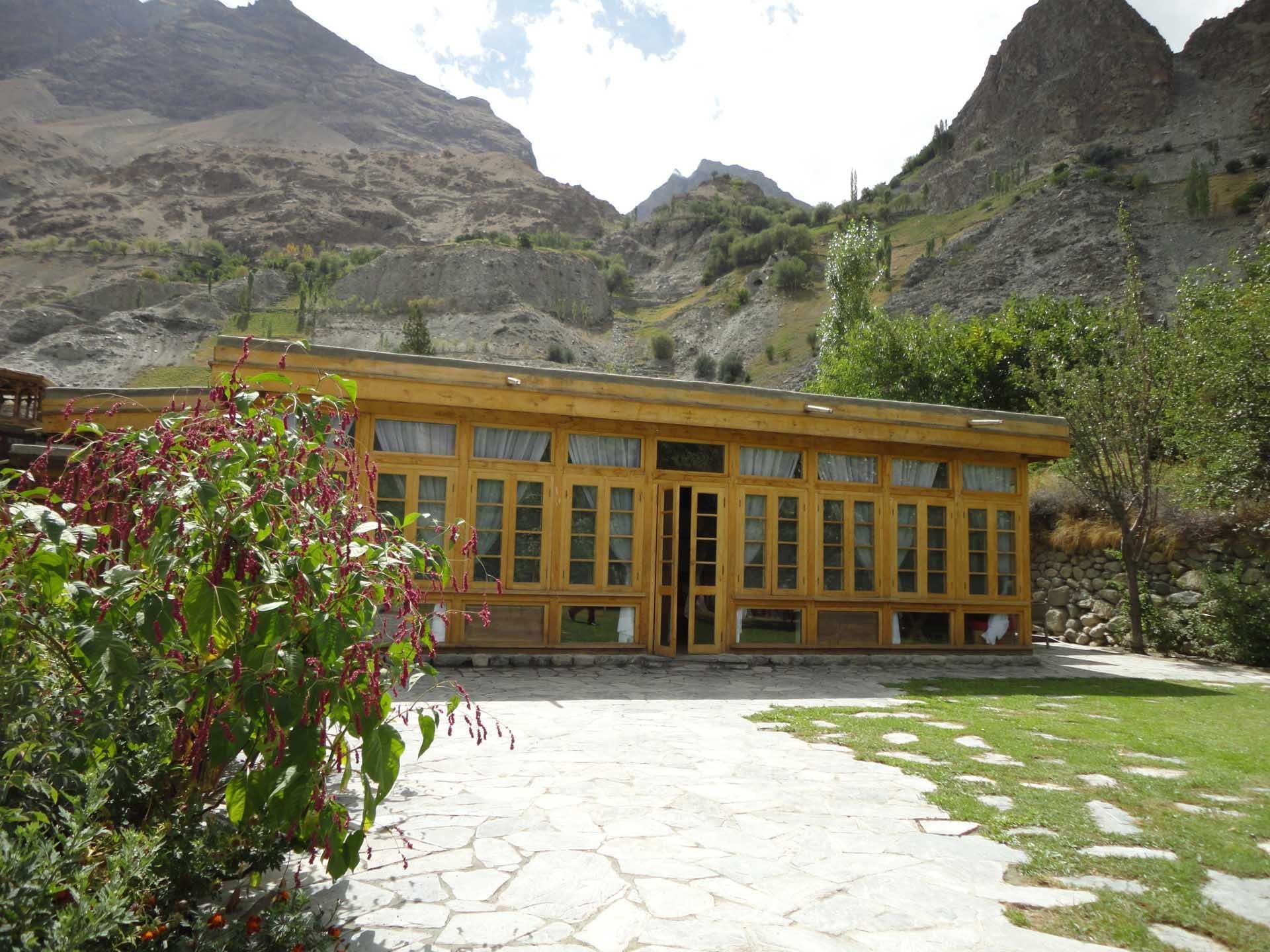 An exterior view of the hotel at Serena Khaplu Palace