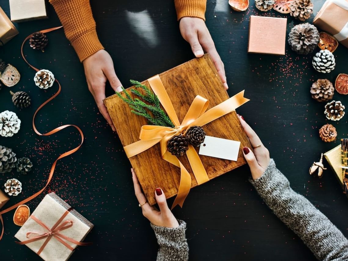 wrapped gift