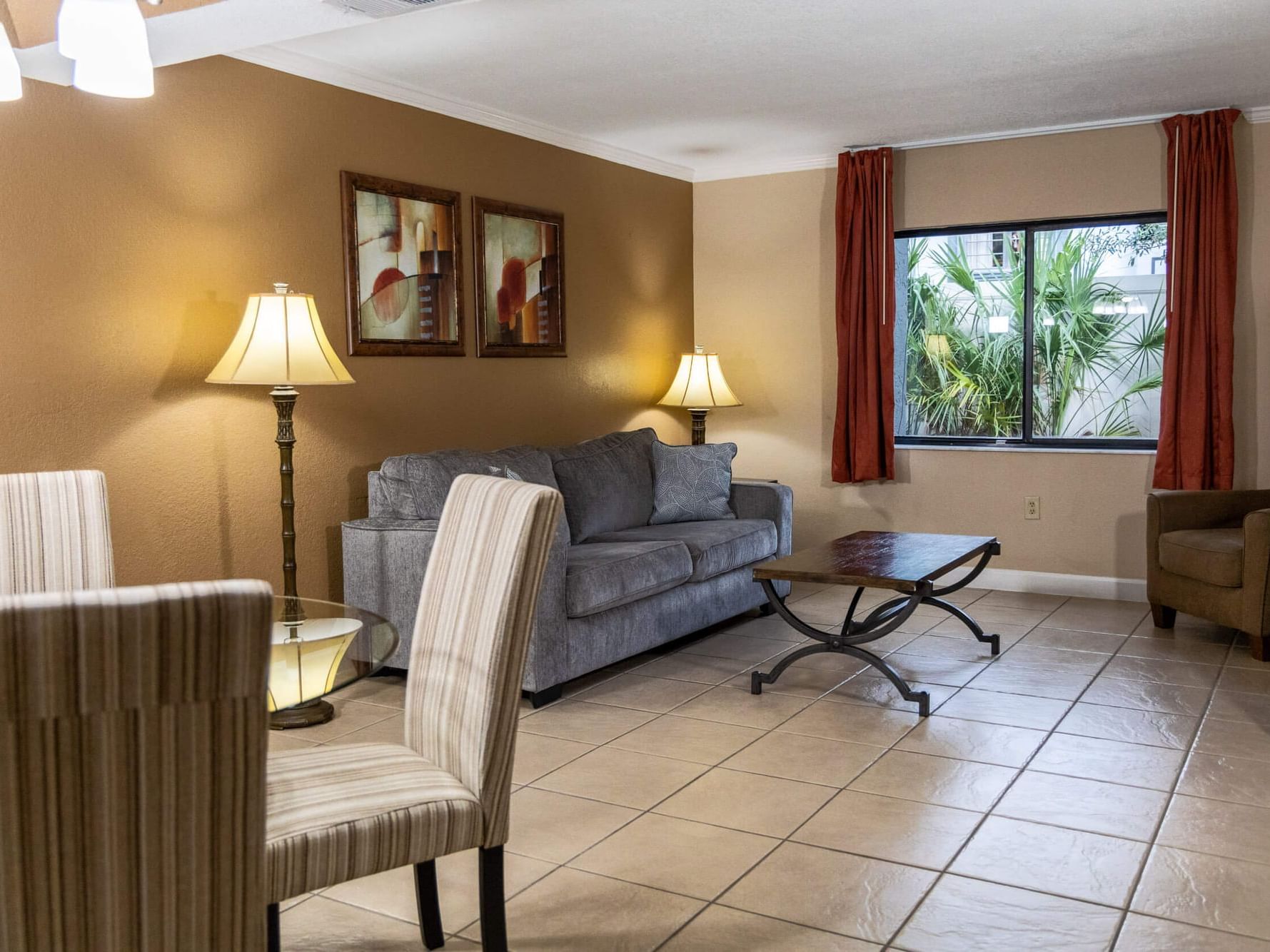Living Room, Two Bedroom Suite at Legacy Vacation Resorts
