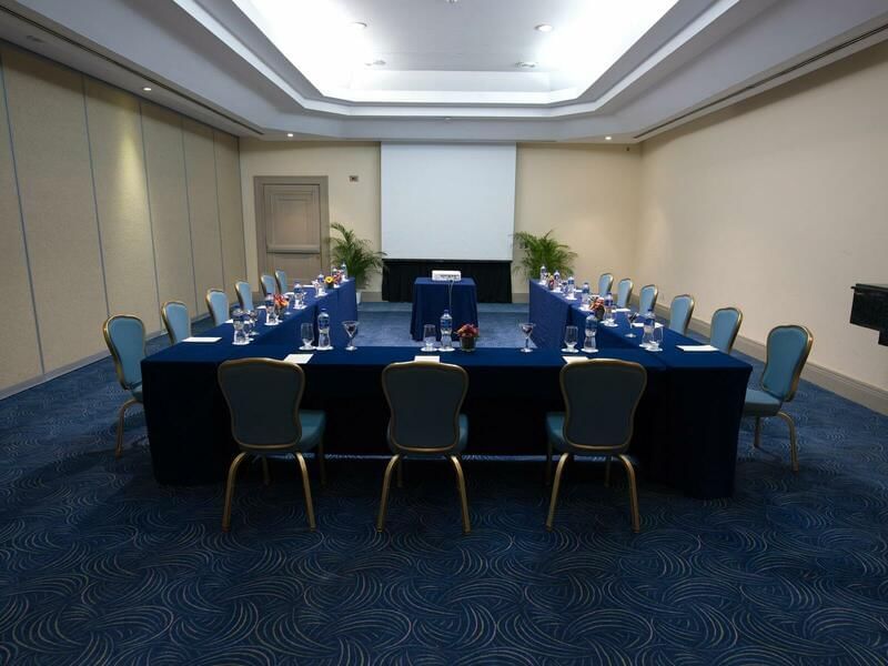 A table arrangement at Salon de Directores at GFA Hotels