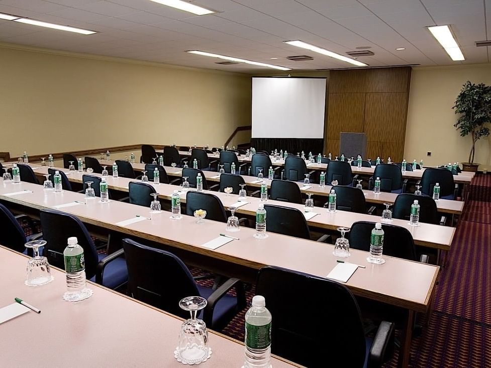 Classroom set-up in Seminar room at Boxboro Regency Hotel