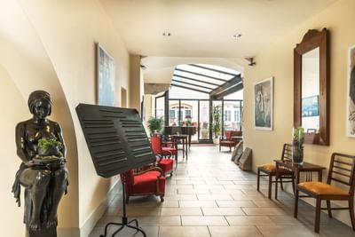 Hotel Entrance at Hotel Leonardo, Prague 1, Czech Republic