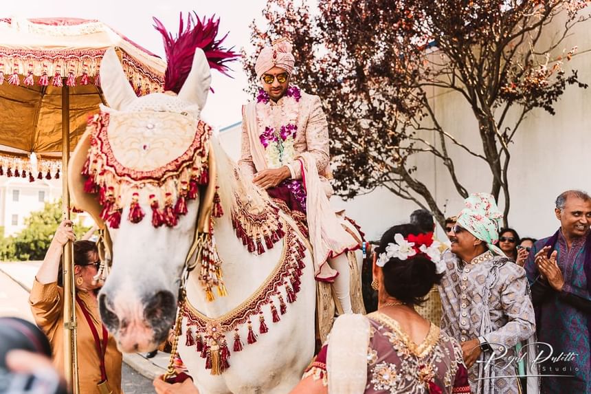 south asian horse ceremony
