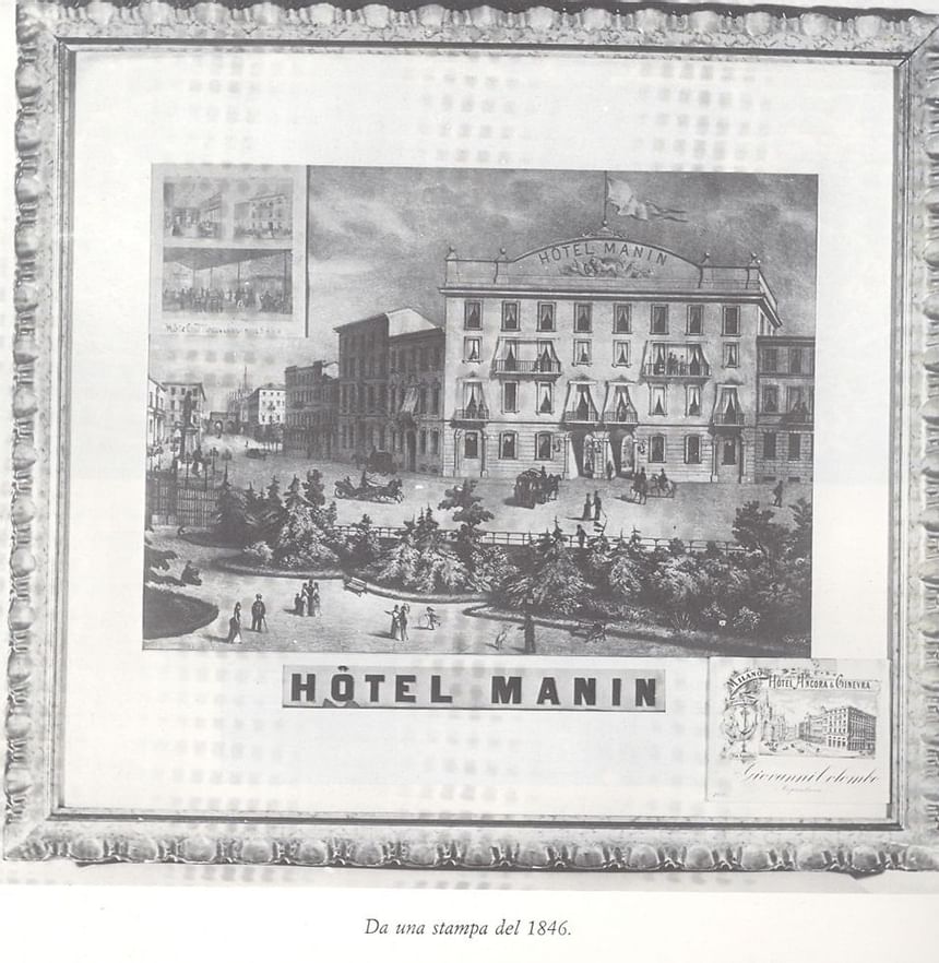 History of Manin Hotel Milano