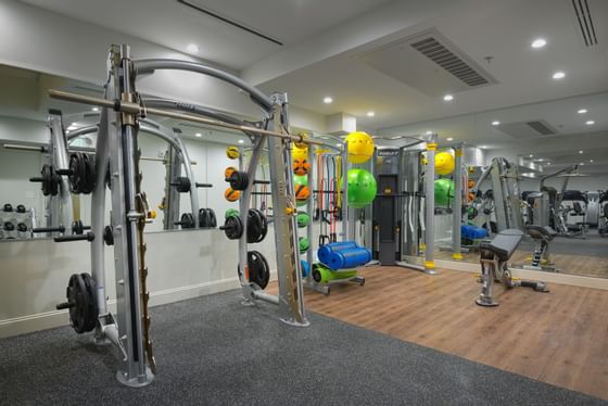 Exercise equipment in the Fitness Center at Ivey's Hotel