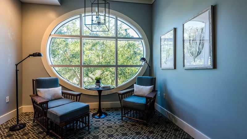 Interior of the Common Sitting area at Watersound Inn