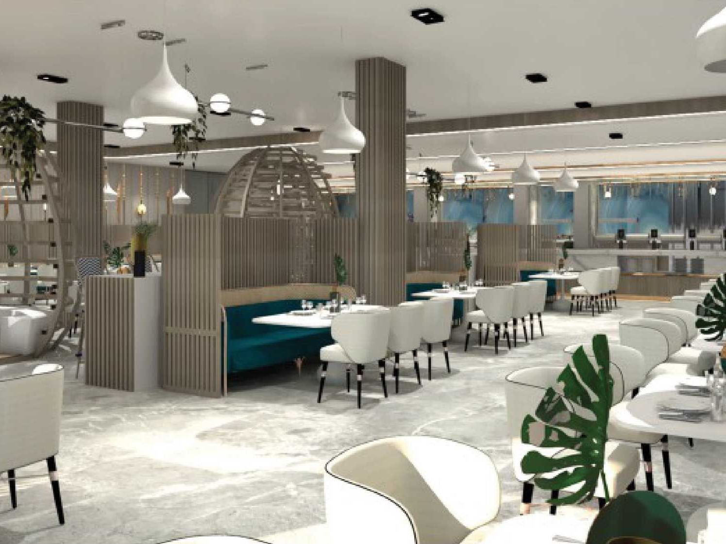 Bua Restaurant Interior - Wyndham Grand Nai Harn Beach Phuket