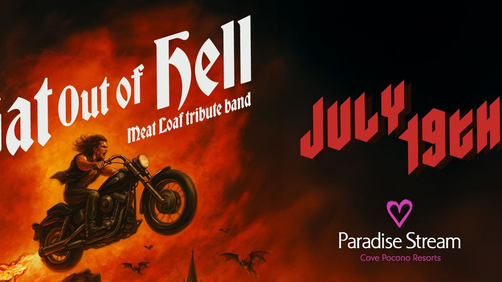 An Unforgettable Night: Your Guide to the ‘Bat Out of Hell’ Meat Loaf Tribute Concert at Cove Pocono Resorts