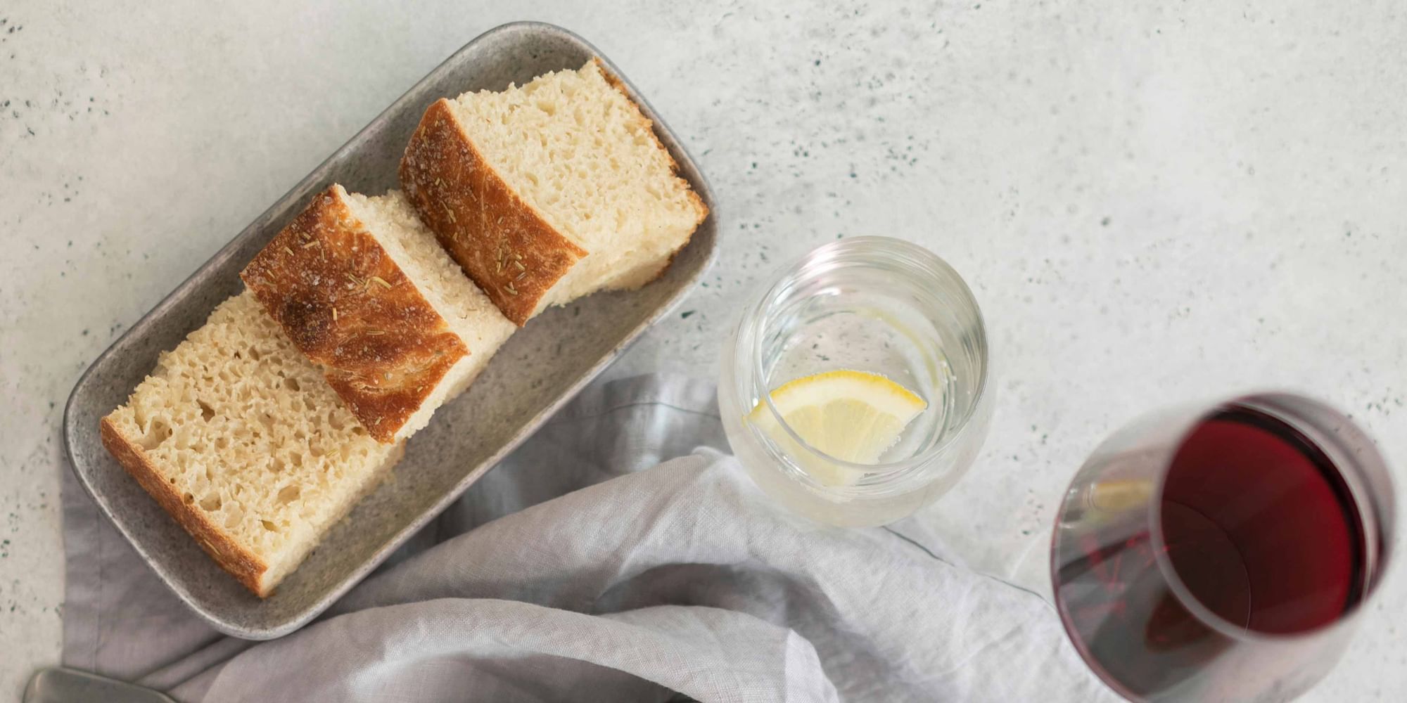 focaccia bread winter dish at barretts restaurant