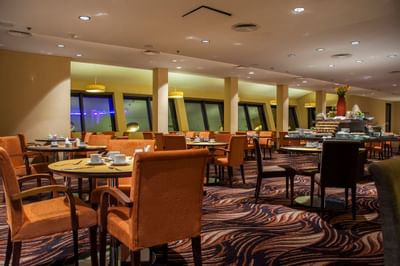 Interior del restaurante Doña Flor en Panoramic Grand