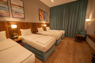Accommodation at Elaf Qinwan Hotel