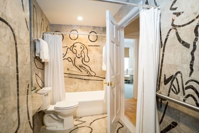 Superior one bedroom bathroom