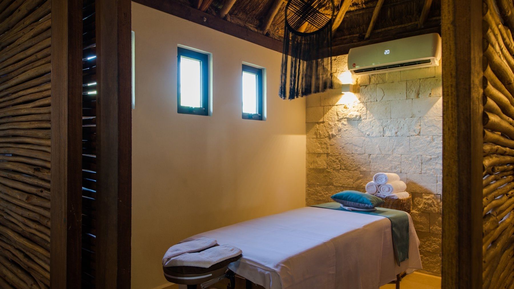 Massage bed in the SPA at Naay Tulum Curamoria Collection