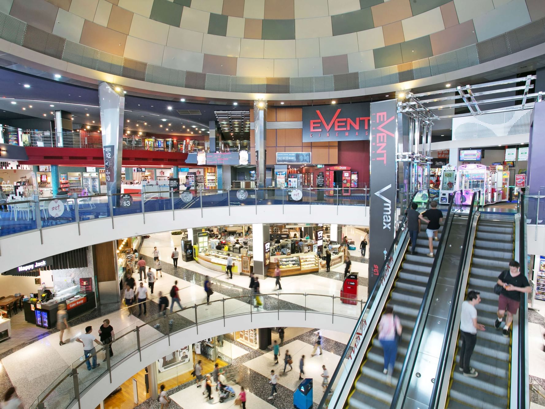 Interior of Westfield Hornsby Shopping Centre, Nesuto Hotels