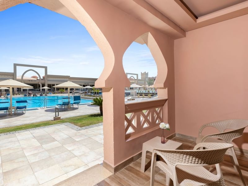 Poolside Room at Pickalbatros Aqua Vista Resort in Hurghada