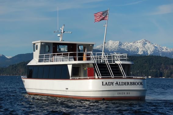 Lady Alderbrook boat on Hood Canal at Alderbrook Resort & Spa