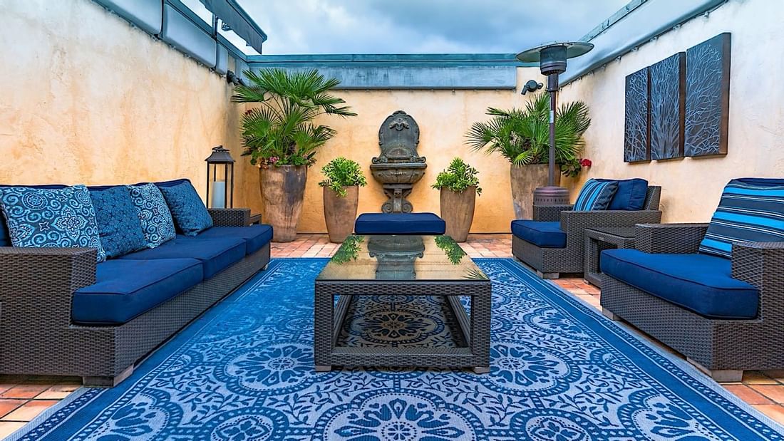 el Prado Palo Alto Penthouse Patio