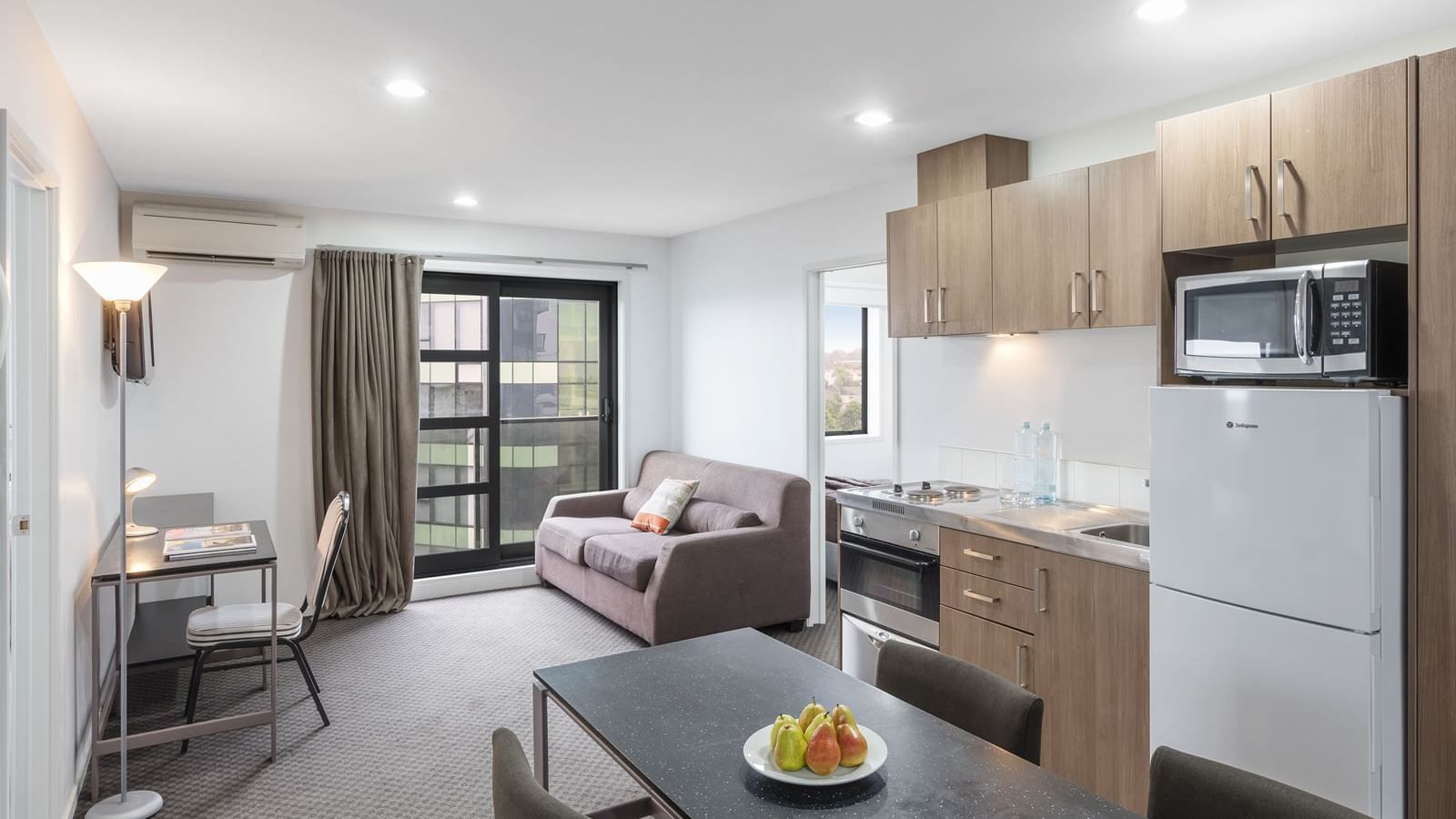 Living & dining area in 2-Bedroom Apartment, Nesuto St Martins