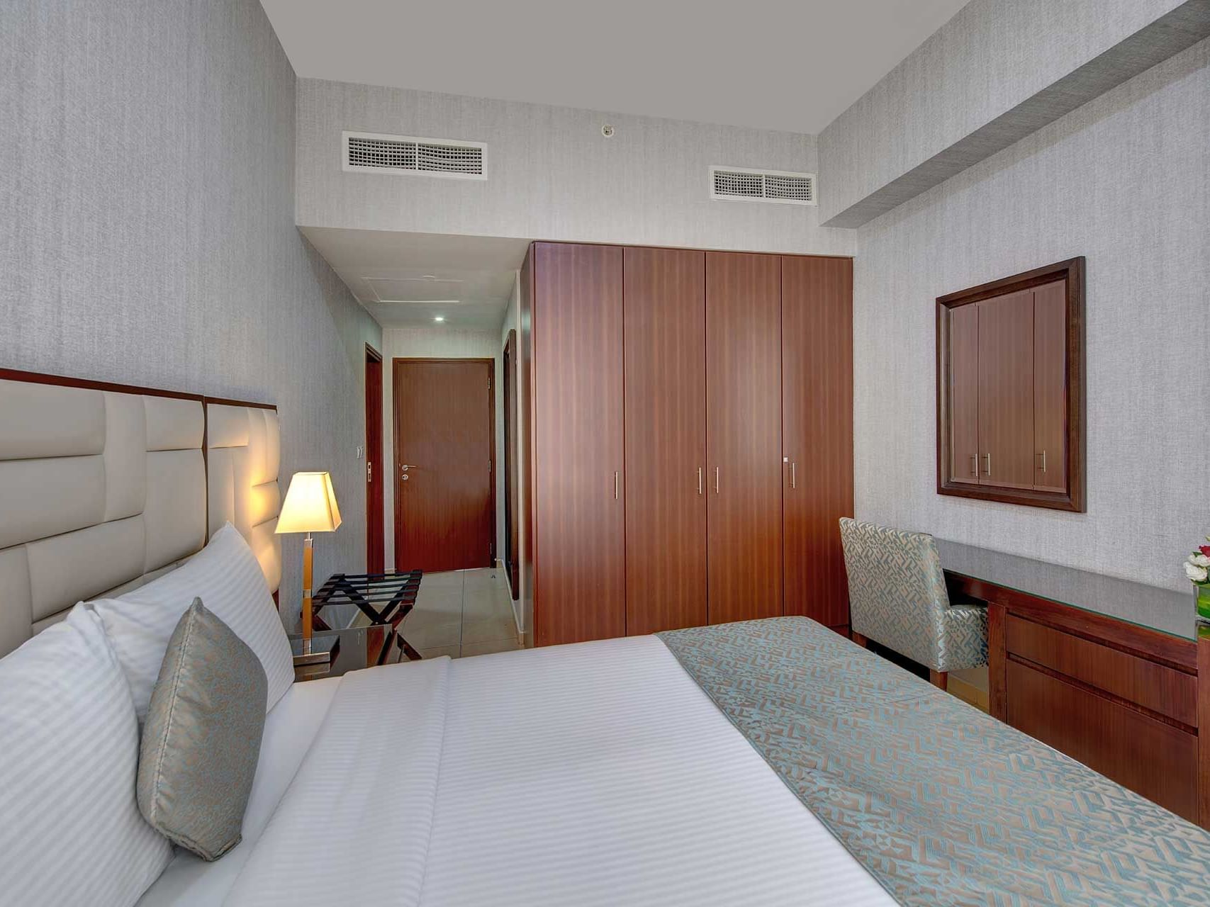 Bedroom at Suha JBR Hotel Apartments