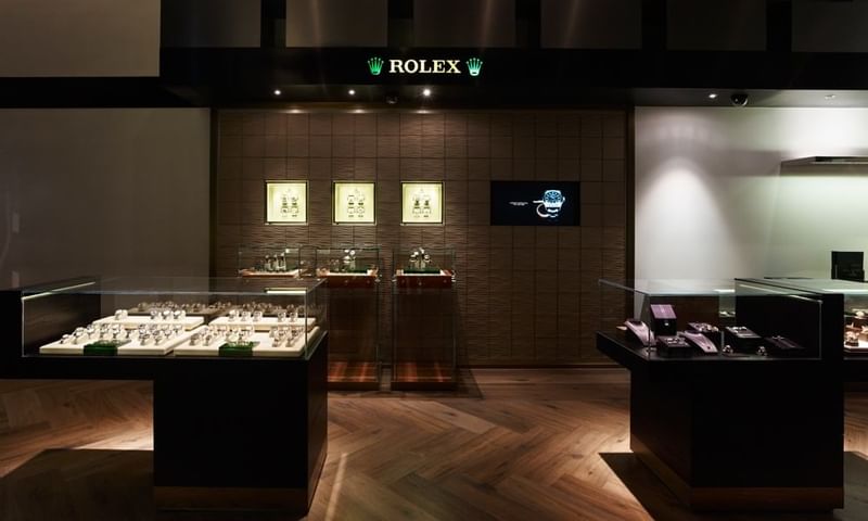 Inside Kennedy shopping outlet at Crown Towers Melbourne