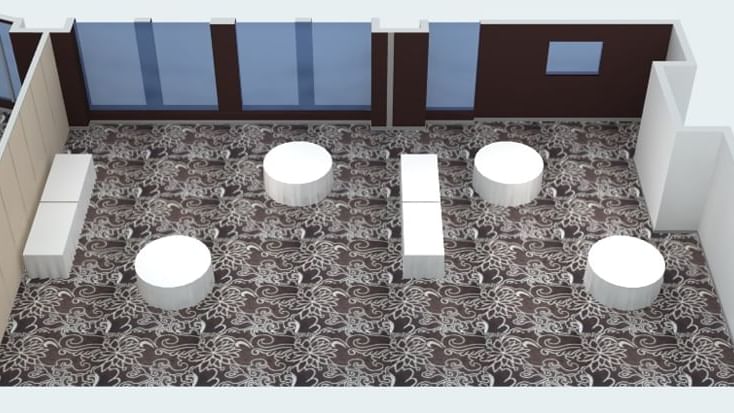 3D model of Australian meeting room at Novotel Melbourne