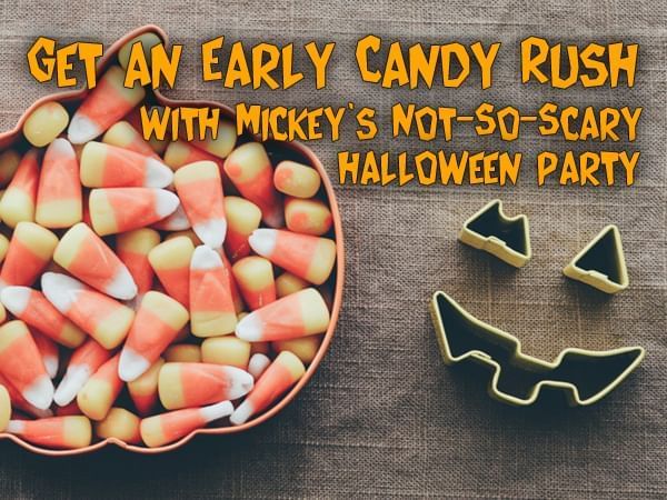 Mickey's Not so Scary Halloween Party poster used at Lake Buena Vista Resort Village & Spa