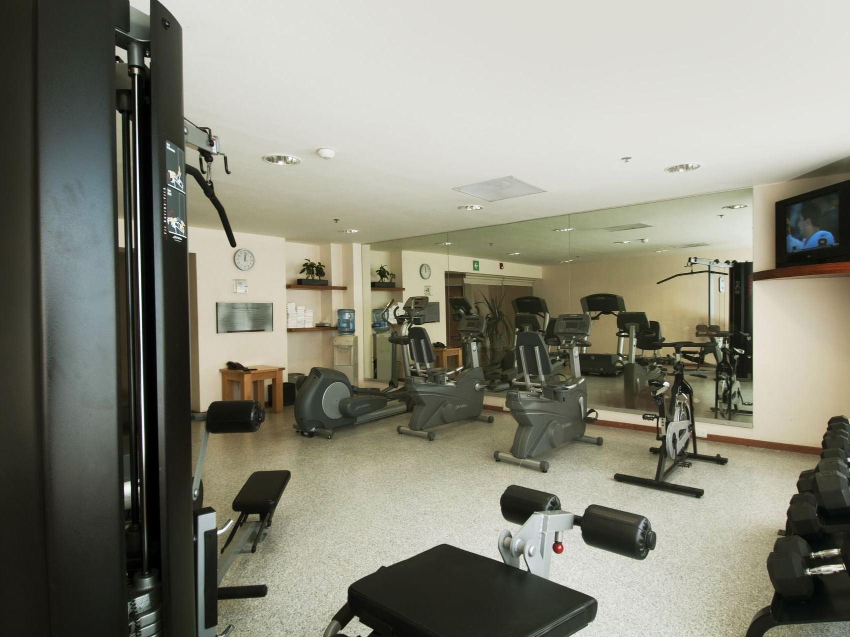 Exercise Machines in Gym Wellness Center at Fiesta Inn Hotels