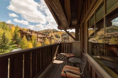 CHX Guest Room Deck with Mountain View