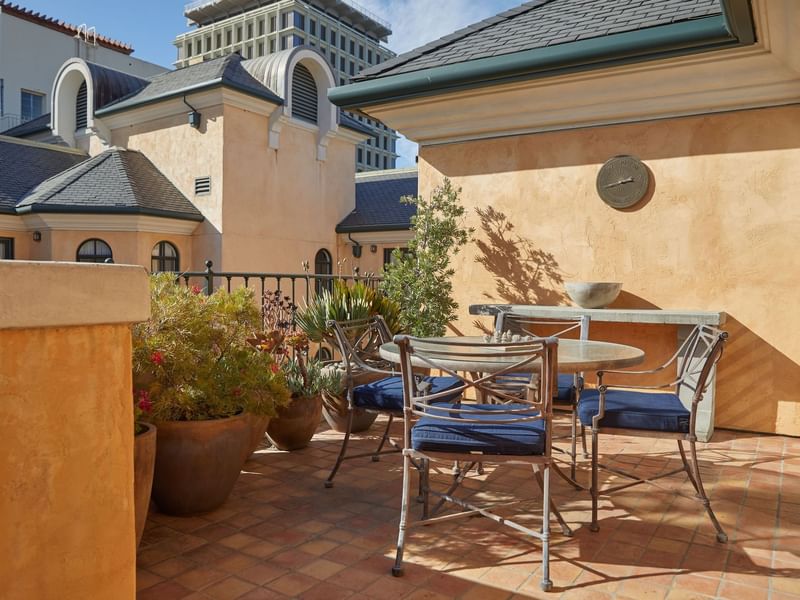 el Prado Palo Alto Penthouse Patio