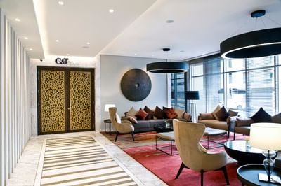 Lobby at Grayton Hotel Dubai