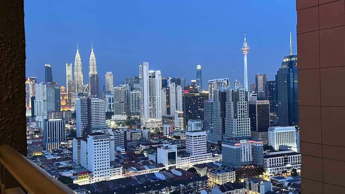 Balcony View from Sunway Putra Hotel