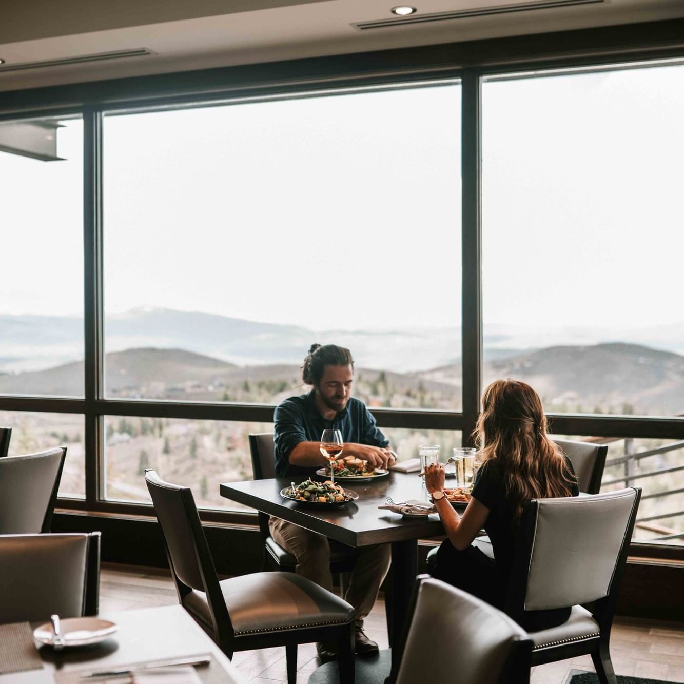 couple dining