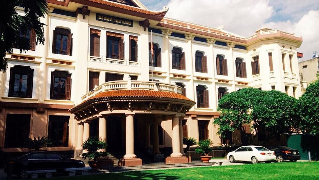 Exterior view of Vietnam Fine Arts Museum & motor lobby near Sunway Hotel Hanoi
