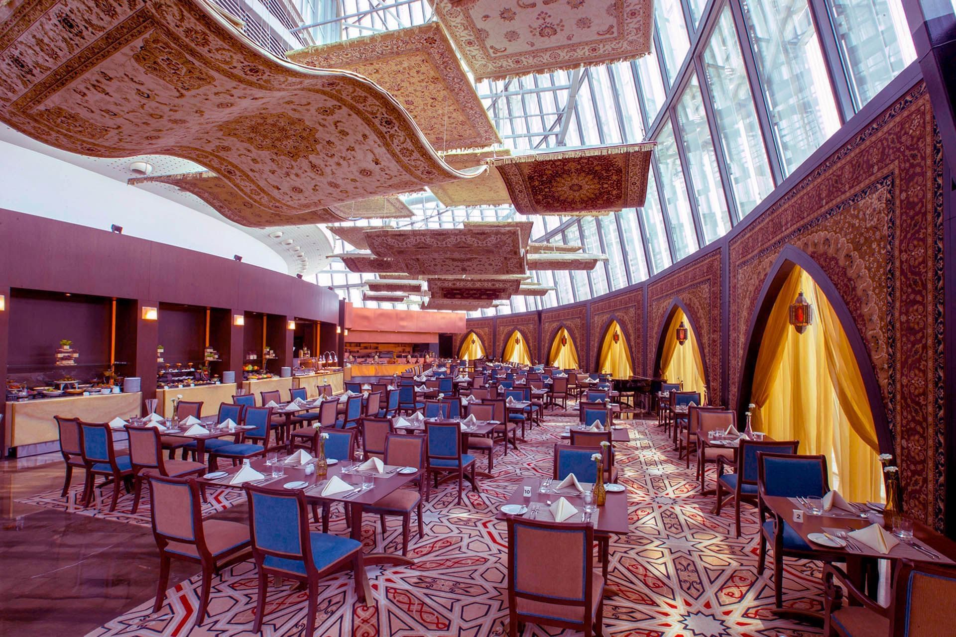 Dining at The Torch Doha Hotel in Qatar