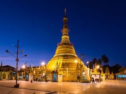 Inside view of Shwedagon Pagoda near Chatrium Hotel Royal Lake Yangon
