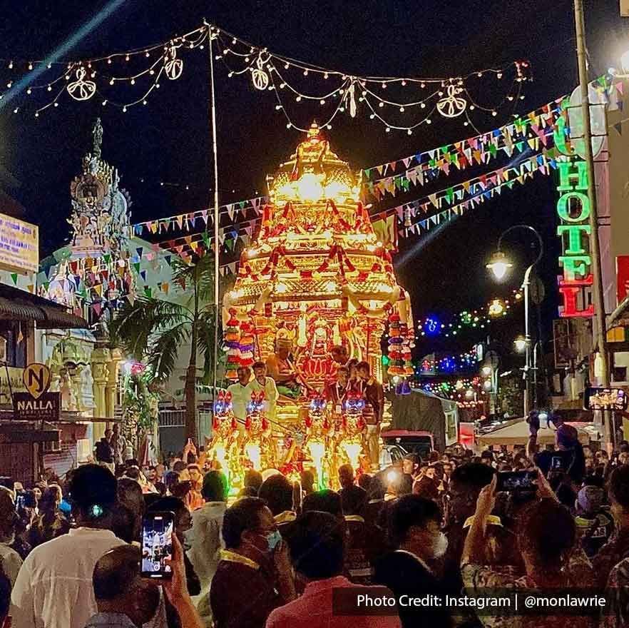 Thaipusam chariot in Penang Little India - Lexis Suites Penang