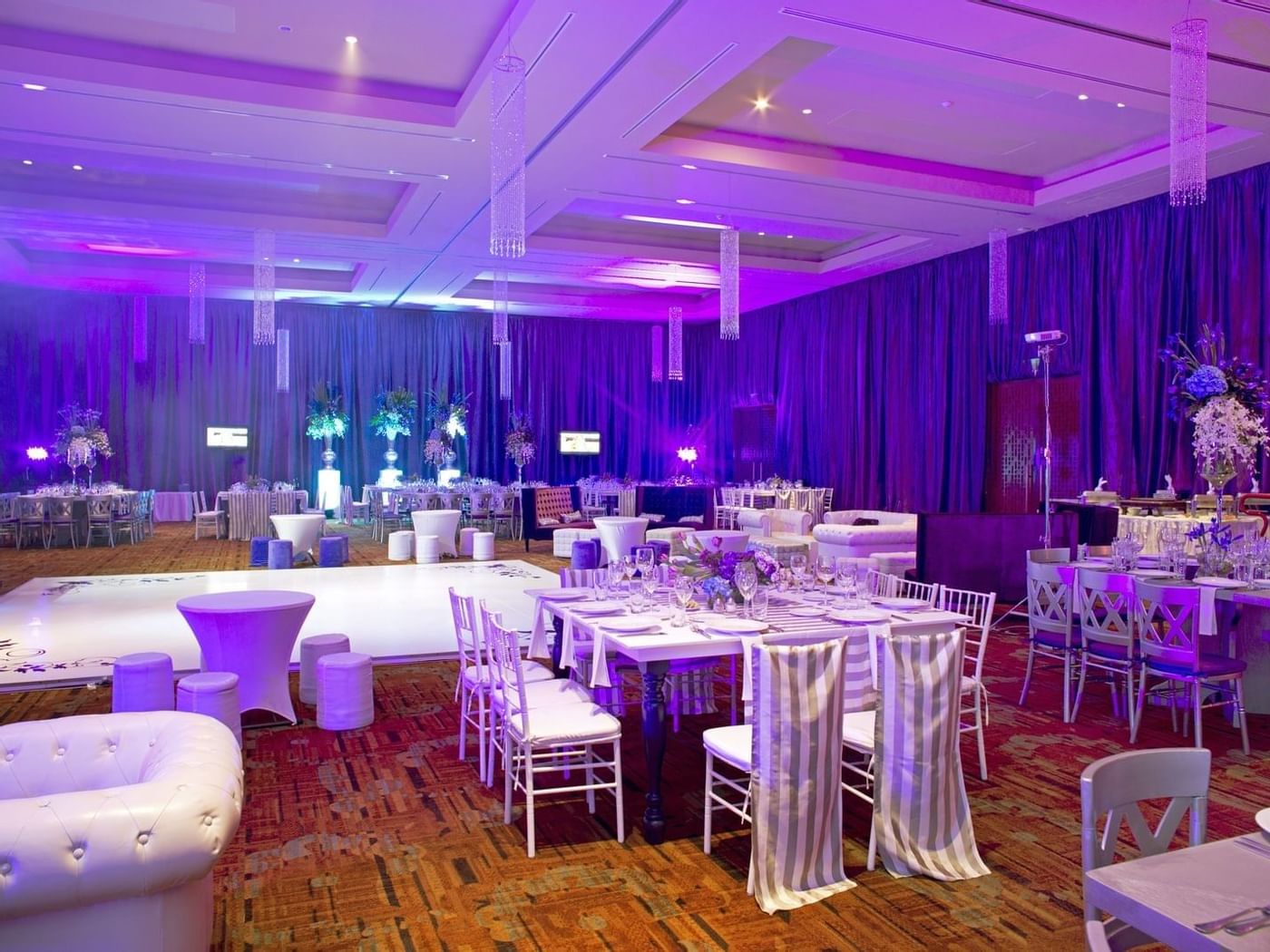 The Aqua Great Room for events at Live Aqua Urban Resort México