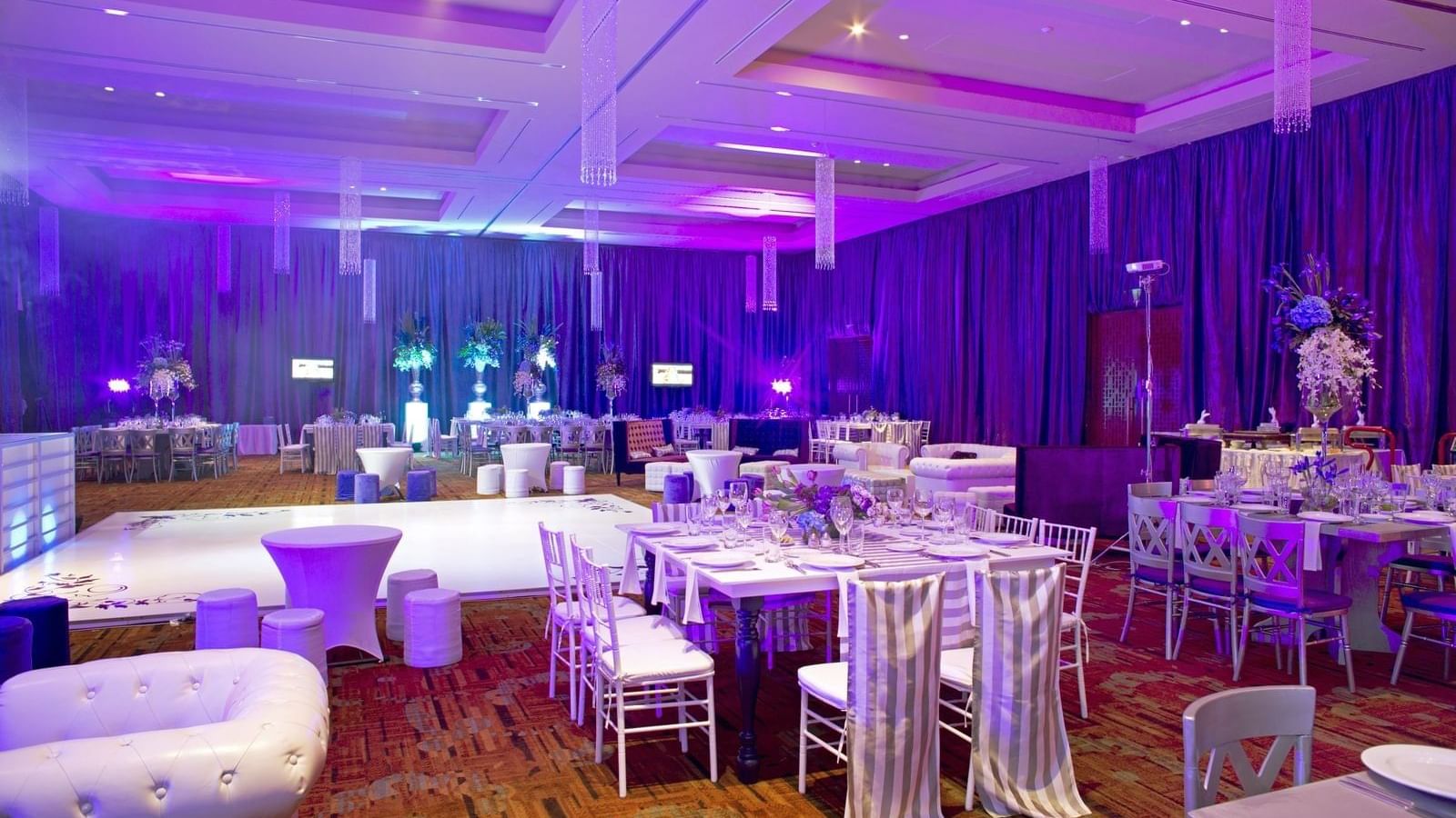 The Aqua Great Room for events at Live Aqua Resorts
