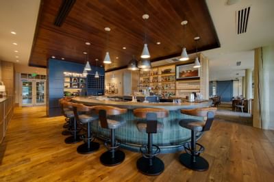 Bar counter in Lounge Bar at Alderbrook Resort & Spa