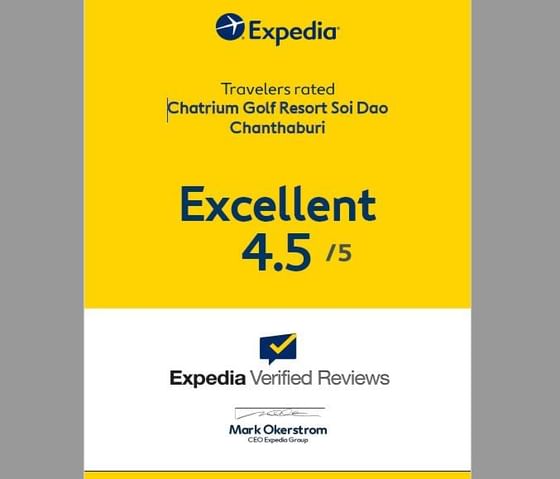 Expedia Verified Reviews at Chatrium Golf Resort Soi Dao
