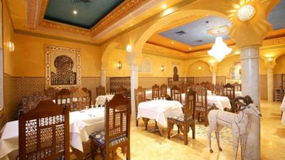 Dining at Hôtel du Pasino in Saint-Amand-Les-Eaux, France