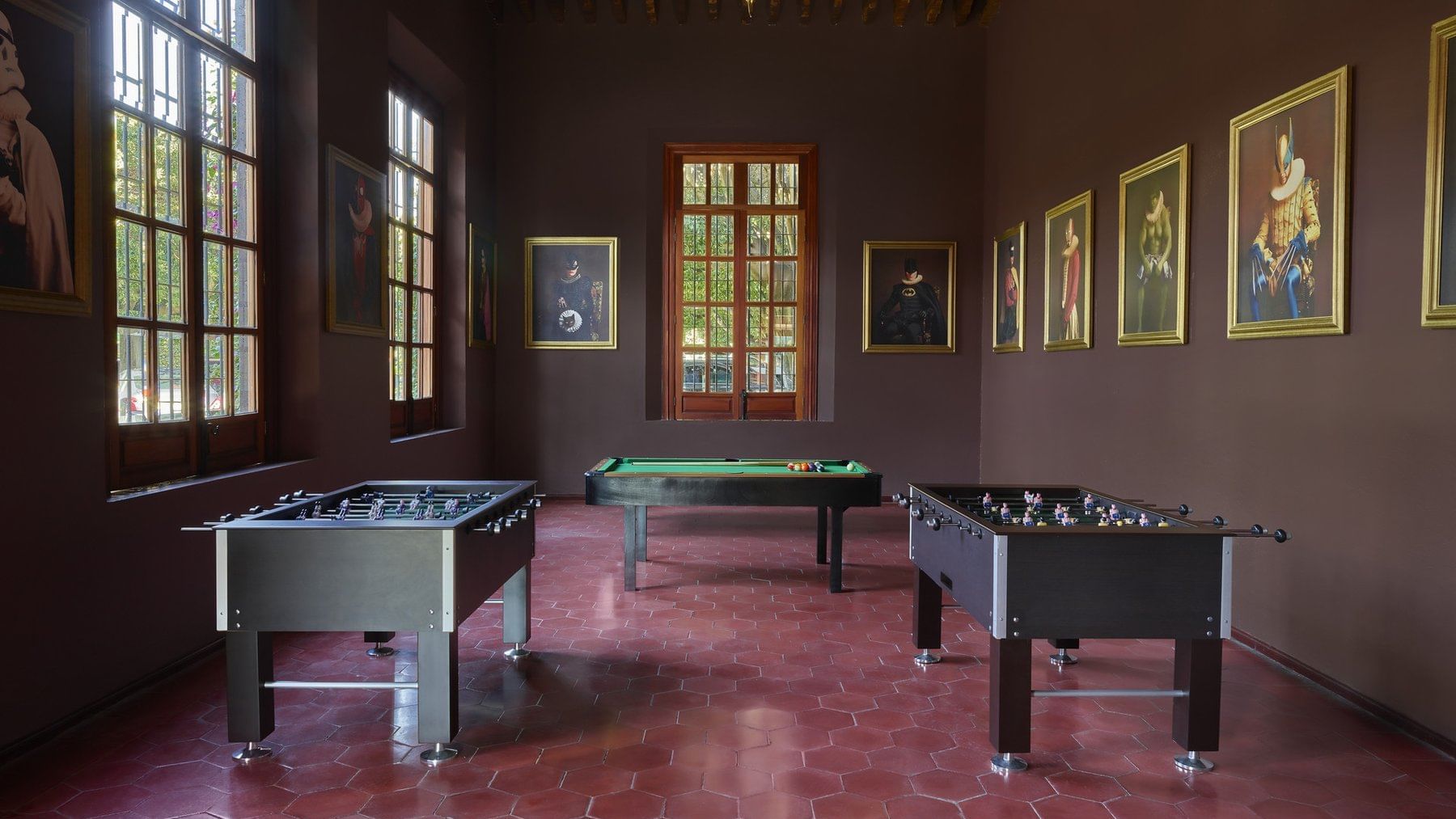 Interior of Games Room at Fiesta Americana Hacienda Galindo