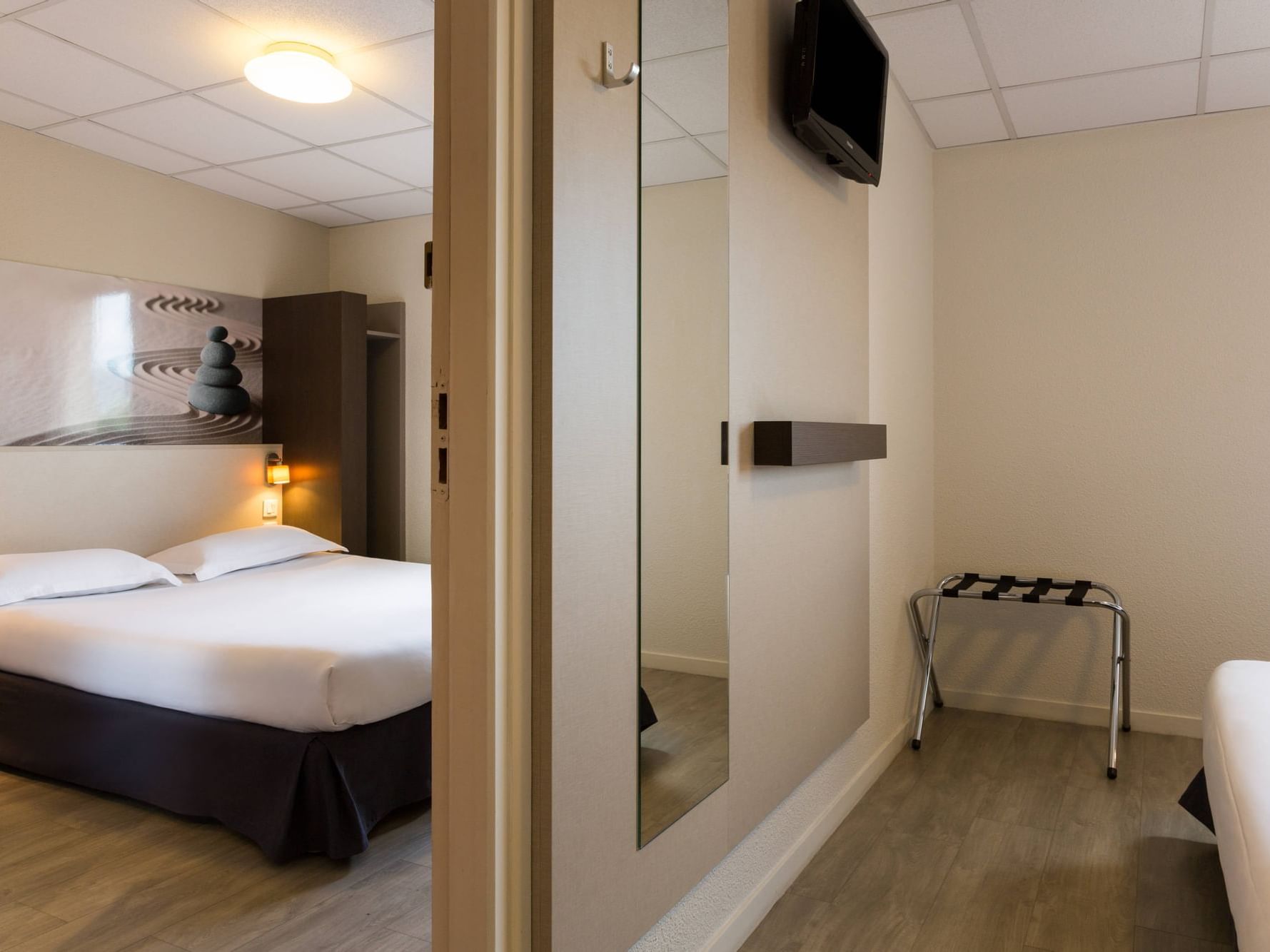 Chambres Doubles Adjacentes de l'Hôtel Clermont-Ferrand Sud Aubière