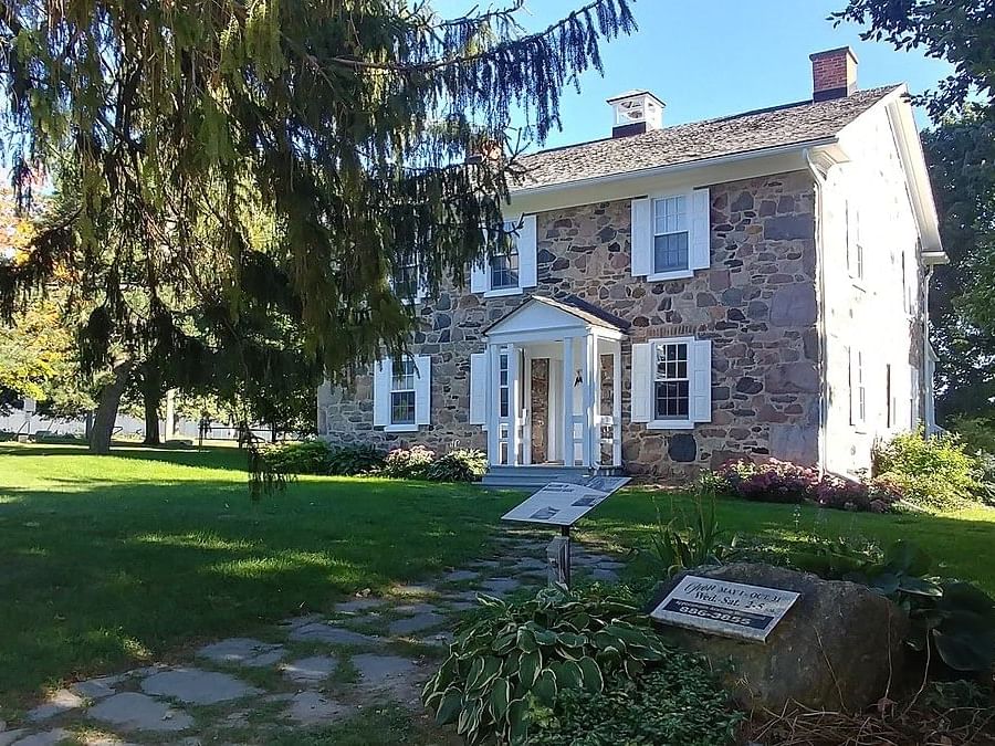 A view of the Brubacher House near The Inn of Waterloo