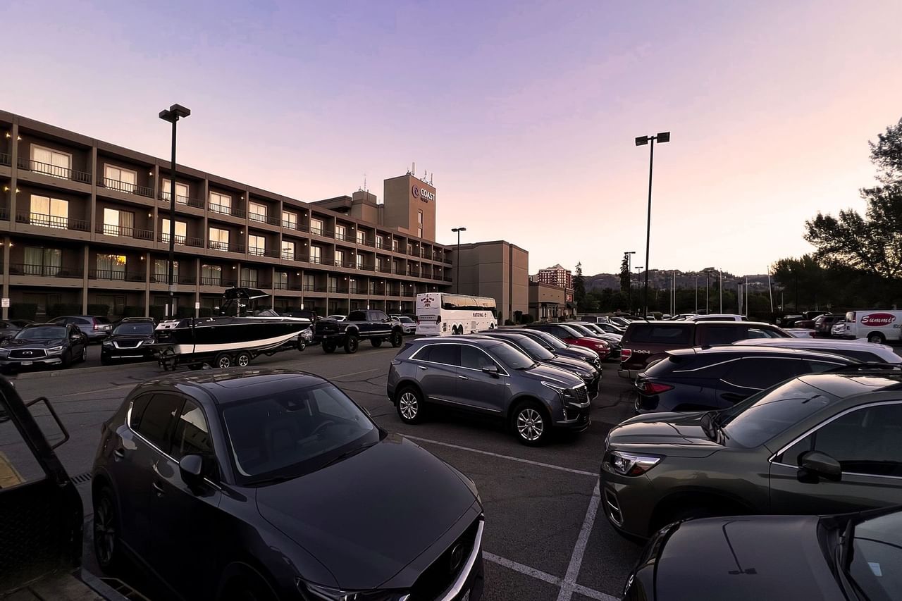 Car park of Coast Capri Hotel