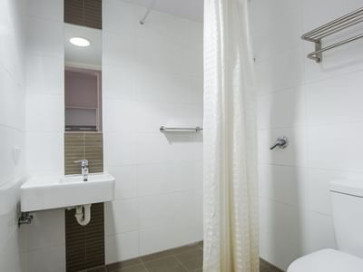 Our apartments feature your own ensuite bathroom