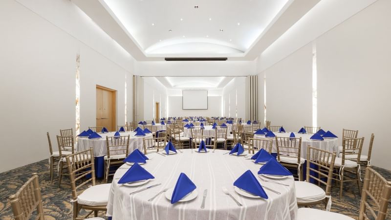 Banquet type event room at Gamma Colima Garden